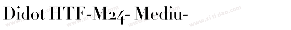 Didot HTF-M24- Mediu字体转换